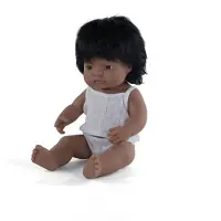 Miniland Latin American Baby Doll 38 Cm Wit