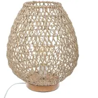 Atmosphera Tafellamp - Natuurlijk hout, 35,5 cm
