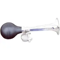 Bicycle Gear Toeter staal 21 cm zilver
