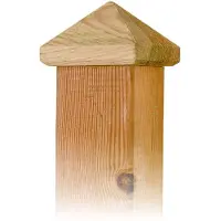Intergard Paalornament paalkap voor tuinpaal hout 80mm