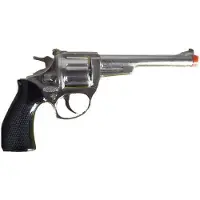 Funny fashion Verkleed speelgoed revolver/pistool metaal 8 schots - Verkleedattributen