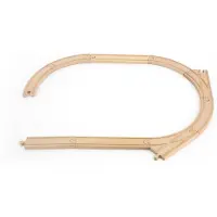 Tryco Houten Treinbaanset - Uitbreiding Rails TR-353077