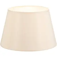 Duolla Lampenkap Cone hoogte 18 cm, chintz ecru/wit, crème / amber, Textiel / Stof / Zijde