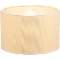 Duolla Lampenkap Roller Ø 25 cm, ecru/goud, crème / amber, Textiel / Stof / Zijde