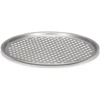 Patisse ST Pizzavorm Geperforeerd 31cm Zilver zilver Metaal Bakplaat