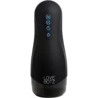Lovebotz - automatische zuigmasturbator - waterdicht, trilfunctie - zwart