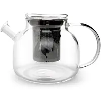 Ona Glazen theepot Vienna met theezeef Salt&Pepper