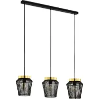 Eglo Hanglamp Escandidos Zwart 3xe27