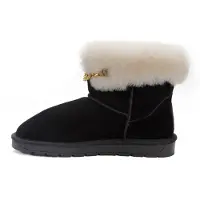 Gooce Snowboots 'Gertrude' goud / zwart / wolwit