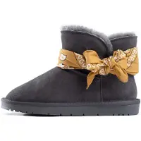 Gooce Snowboots 'Willow' curry / antraciet / wit