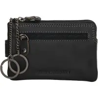 Hide & Stitches Sleuteletui met 4 Creditcardvakjes Japura Zwart