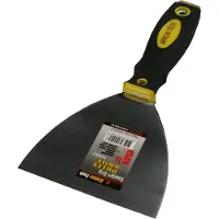 Hofftech Plamuurmes - Soft Grip - RVS - Afgeronde Vorm - 12,7 cm