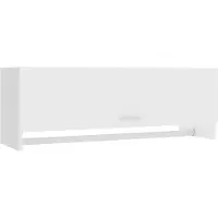 vidaXL Kledingkast 100x32,5x35 cm bewerkt hout wit