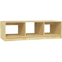 vidaXL Salontafel 110x50x34 cm massief vurenhout