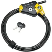 PLASTIMO Python Adjustable Security Cable 1.8 M Goud 10 mm