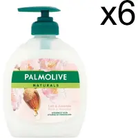 Palmolive Aanbieding: 6x crème zeep Amandel met pomp (300 ml)