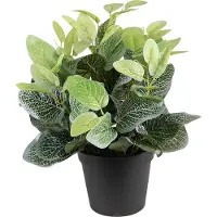 Clayre & Eef Kunstplant 33 cm Groen Kunststof Kunstbloem