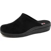 Blenzo - Pantoffels Heren- 6802 - Corduroy - Muil - Zwart - Maat 48