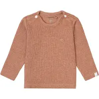 Noppies baby longsleeve Natal met katoen oudroze Effen - maat 44