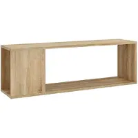 vidaXL Tv-meubel 100x24x32 cm bewerkt hout sonoma eikenkleurig