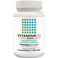 Pharmanutrics VITAMINE D FORTE 3000IU 120 Caps - Hoge dosis vitamine D - Weerstand - Natuurlijk supplement - Immuniteit