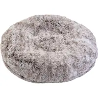 Animal Boulevard Ab10801 - Manden En Kussens - Hond - Ab Soft Bed Long Plush Bruin-m Ø76cm - Maat: M