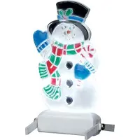 Lemax Kerstfiguur Yard light snowman