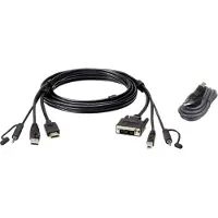 Aten 2L-7D02DHX2 USB HDMI naar DVI-D Secure KVM Kabel Set