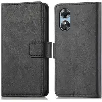 IMoshion Luxe Bookcase voor de Oppo A17 - Zwart