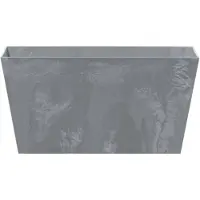 Prosperplast Plantenbak - kunststof - 40 x 20 x 15 cm - grijs - Plantenbakken