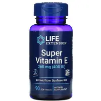 Life Extension , Super Vitamin E, 268 mg (400 IU), 90 Softgels