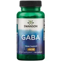 Swanson Health , Gaba, Hoog Potentie, 500 mg, 100 Capsules