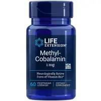Life Extension , Vitamine B12 Methylcobalamin, 1 mg, 60 Vegetarische Lozenges