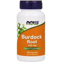 Now Burdock Root (kliswortel), 430 mg (100 capsules), 4104