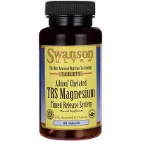 Swanson Health , Albion Magnesium Glycinaat met Actief B Vitamines, 200 mg, 60 tabletten
