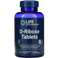 Life Extension , D-Ribose Tablets, 100 Vegetarische Tablets