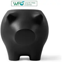 Werkwaardig Bijzetvarken Oceaanzwart / Sidepig Oceanblack - Design Bijzettafel - Visnet materiaal - .