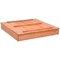 vidaXL Zandbak 95x90x15 cm vurenhout