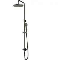 Hotbath Cobber M438 stortdouche met ronde handdouche en 30cm hoofddouche verouderd ijzer