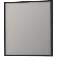 Ink SP18 Spiegel In Kader 80x80cm - Mat Zwart - Glas - Vierkant - Spiegels, Badkamerspiegels - 8718835132040
