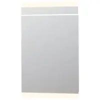 Ink SP6 Spiegel 60x80cm Indirecte LED Boven/onder En Horizontale Lichtstreep - Glas - Rechthoekig - Spiegels, Badkamerspiegels - 8718835116873