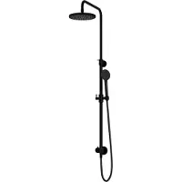 Hotbath Cobber M438 stortdouche met staafhanddouche en 20cm hoofddouche zwart mat