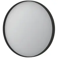 Ink SP15 Spiegel Rond In Kader 40cm - Mat Zwart - Aluminium, Glas - Rond - Spiegels, Badkamerspiegels - 8718835075071