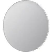 Ink SP15 Spiegel Rond In Kader 100cm - Mat Wit - Aluminium, Glas - Rond - Spiegels, Badkamerspiegels - 8718835075170