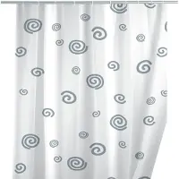 Wenko douchegordijn 180x200cm slak inclusief ringen