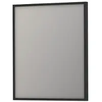 Ink SP18 Spiegel In Kader 70x80cm - Mat Zwart - Glas - Rechthoekig - Spiegels, Badkamerspiegels - 8718835132033