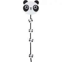 J-Line Fotolijst - Fotoslinger Met Clips Panda Hout Wit/Zwart