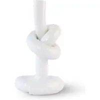 Werkwaardig Geknoopte Kandelaar Wit / Knotted Candleholder White | Dutch Design kandelaar .