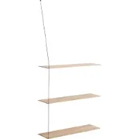 Woud Stedge Add-on plank 80 cm Witgepigmenteerd eikenhout