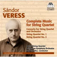 OUTHERE Basel String Quartet, Hungarian Symphony Orchestra, Jan Schultsz - Sándor Veress: Complete Music For String Quartet (CD)